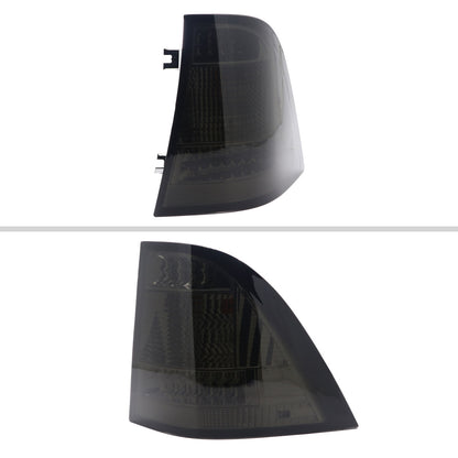 1998-2005 Mercedes Benz W163 M Class LED Tail Lights (Chrome Housing/Smoked Lens)