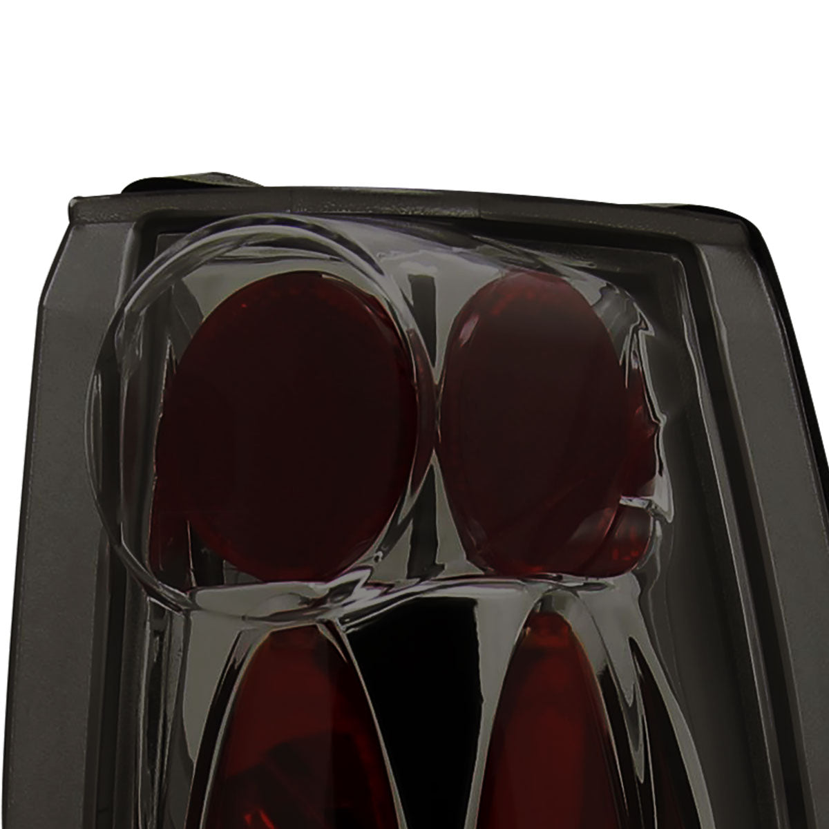 1988-2000 Chevrolet C/K C10/Silverado/Tahoe/Suburban GMC Sierra/Jimmy/Yukon Tail Lights (Chrome Housing/Smoked Lens)