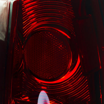 1988-2000 Chevrolet C/K C10/Silverado/Tahoe/Suburban GMC Sierra/Jimmy/Yukon APC LED Tail Lights (Chrome Housing/Red Lens)