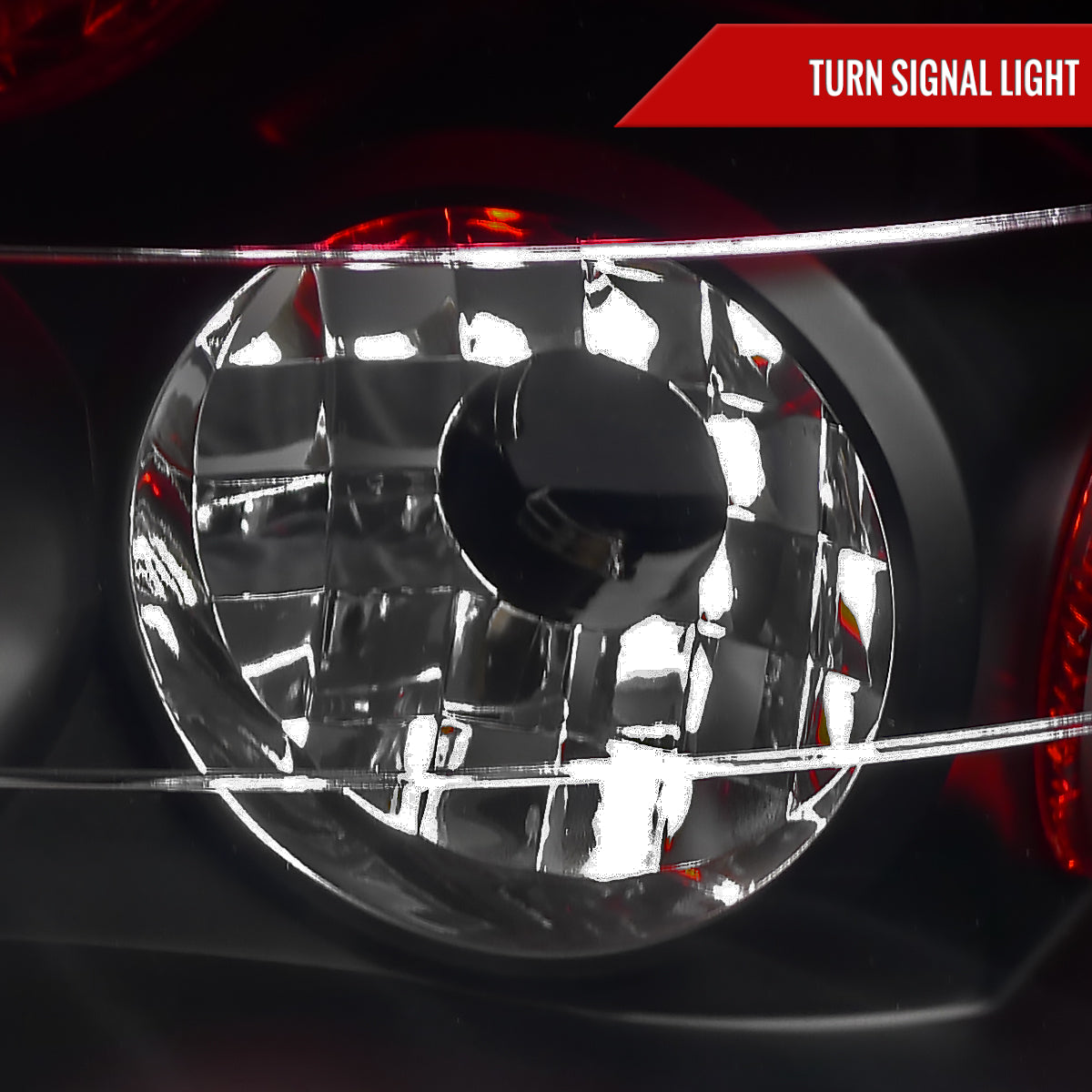 2006-2011 Honda Civic Sedan Tail Lights (Matte Black Housing/Red Clear Lens)