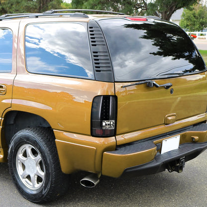 2000-2006 Chevrolet Suburban/Tahoe GMC Yukon/Yukon XL LED Tail Lights (Matte Black Housing/Clear Lens)