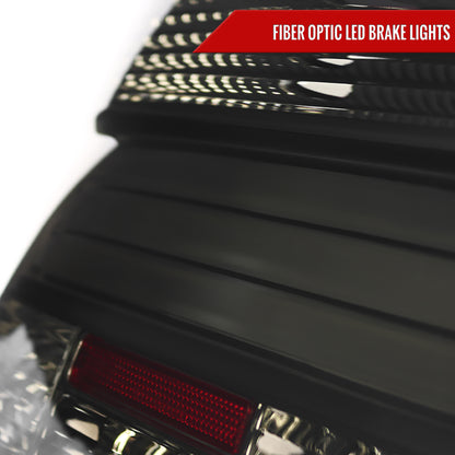 1997-2000 BMW E39 5 Series Sedan LED Tail Lights (Chrome Housing/Smoked Lens)