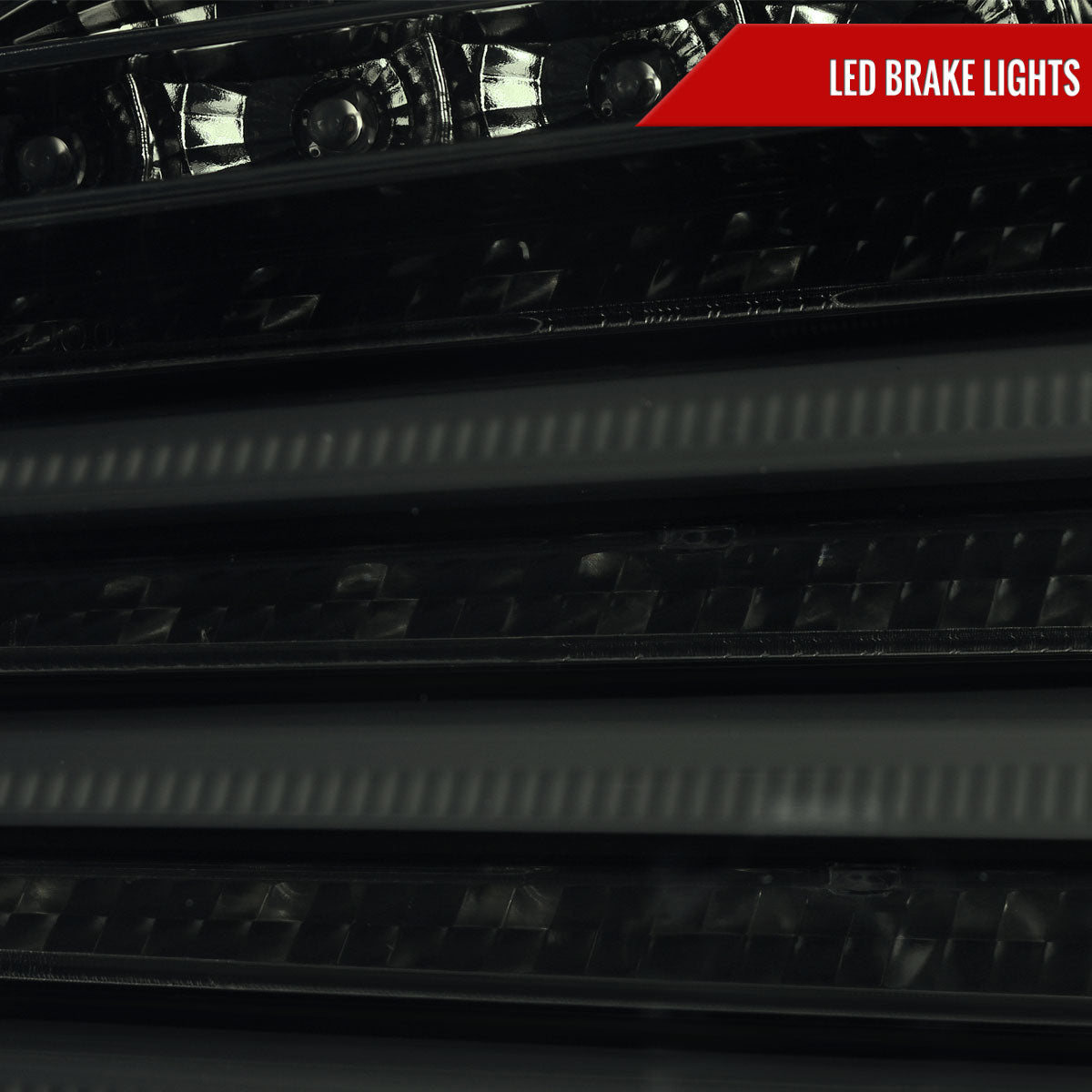2004-2007 BMW E60 5 Series Sedan LED Tail Lights (Glossy Black Housing/Smoked Lens)
