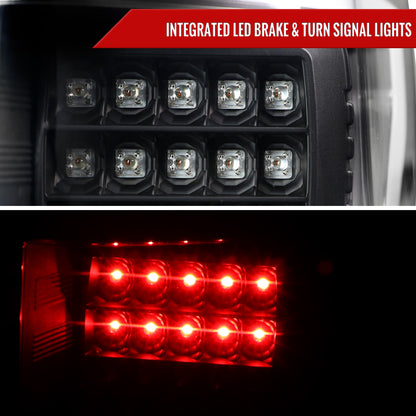 2018-2020 Ford F-150 LED Tail Lights (Matte Black Housing/Clear Lens)