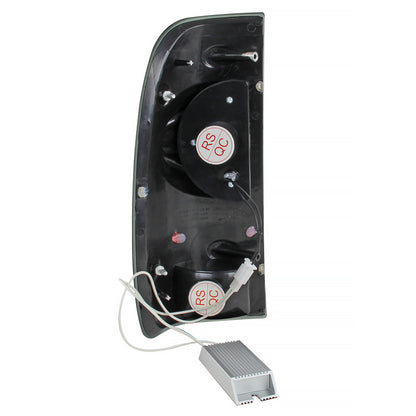 1997-2007 Ford F-150/F-250/F-350/F-450/F-550 Styleside V2 LED Tail Lights - RS (Chrome Housing/Smoked Lens)