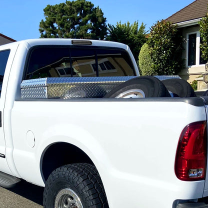 1993-2016 Ford F-250/F-350/F-450/F-550/Ranger Mazda B Series Pickup LED 3rd Brake Tail Light (Chrome Housing/Smoked Lens)