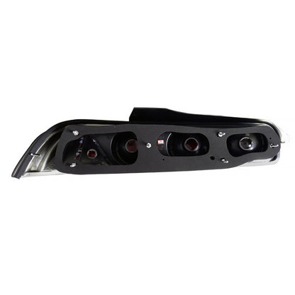 1994-2001 Acura Integra Hatchback Tail Lights (Matte Black Housing/Clear Lens)
