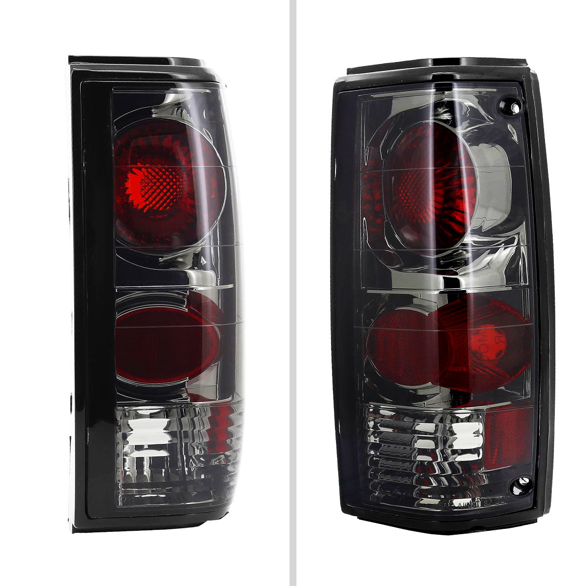 1982-1994 Chevrolet S10/Blazer GMC S15/Sonoma Tail Lights (Chrome Housing/Smoked Lens)