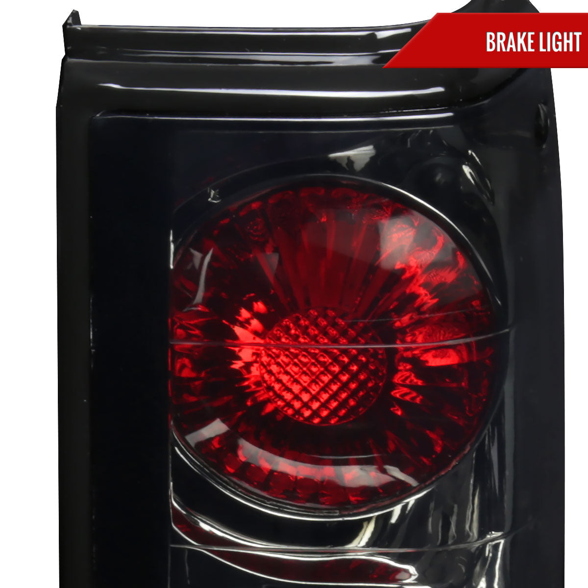1982-1994 Chevrolet S10/Blazer GMC S15/Sonoma Tail Lights (Chrome Housing/Smoked Lens)