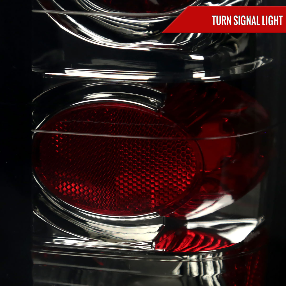 1982-1994 Chevrolet S10/Blazer GMC S15/Sonoma Tail Lights (Chrome Housing/Smoked Lens)