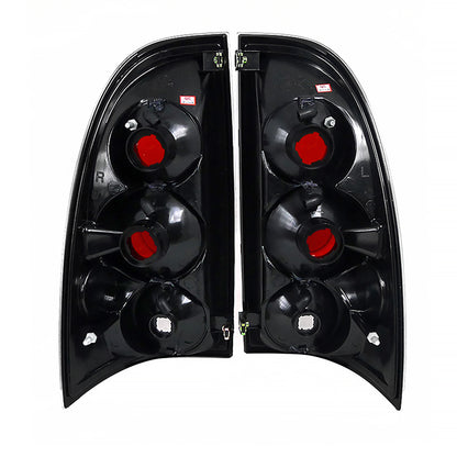 2005-2008 Toyota Tacoma Tail Lights (Chrome Housing/Clear Lens)