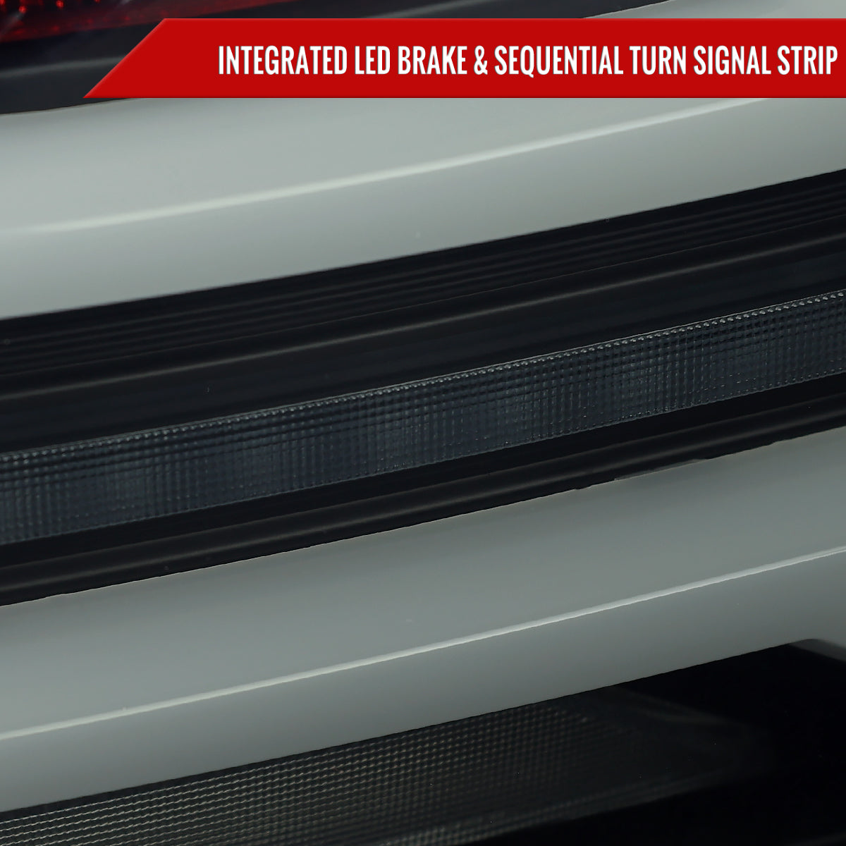 2015-2021 Subaru WRS STi Tail Light w/ Sequential LED Turn SignaL and LED Side Marker Brake Reverse (Black Housing / Smoked Lens)