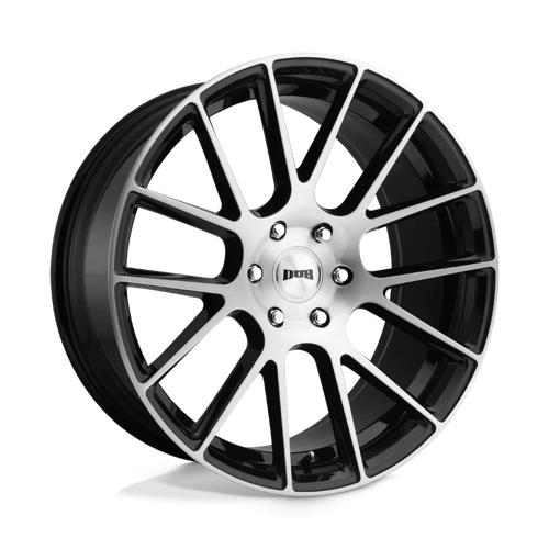 DUB S206 LUXE Gloss Black Brushed 22x9.5 +30 6x139.7mm 78.1mm
