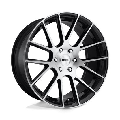 DUB S206 LUXE Gloss Black Brushed 22x9.5 +30 6x139.7mm 78.1mm