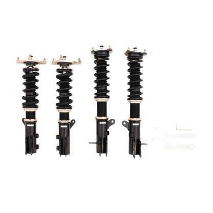 BC Racing BR Series coilovers on white background