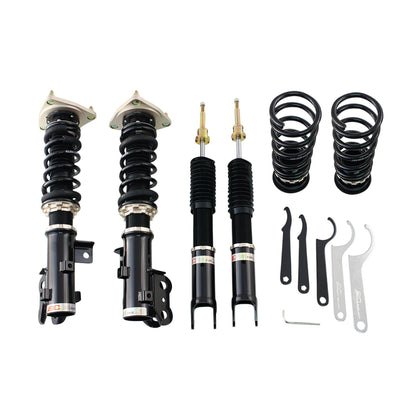 BC Racing BR Series coilovers on white background