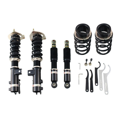 BC Racing BR Series coilovers on white background