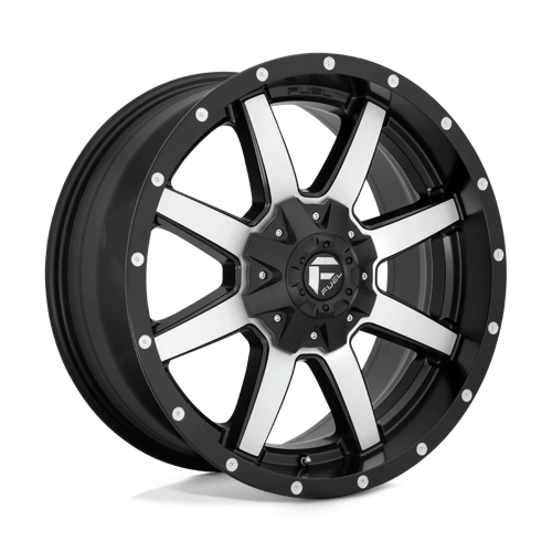 Fuel Offroad D537 MAVERICK Matte Black Machined 17x9 -12 6x135|6x139.7mm 106.1mm