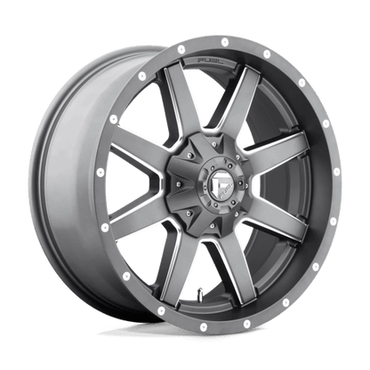 Fuel Offroad D542 MAVERICK Matte Gun Metal Milled 20x9 +1 5x139.7|5x150mm 110.1mm