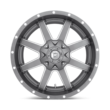 Fuel Offroad D542 MAVERICK Matte Gun Metal Milled 20x9 +1 5x139.7|5x150mm 110.1mm
