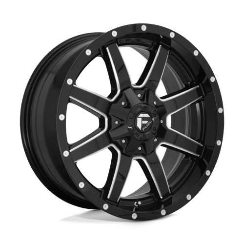 Fuel Offroad D610 MAVERICK Gloss Black Milled 20x10 -18 5x139.7|5x150mm 110.1mm