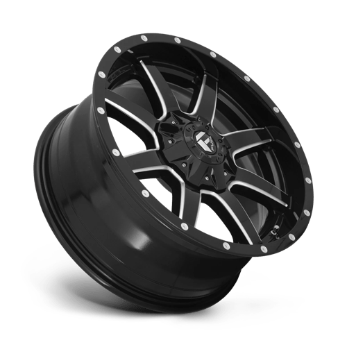 Fuel Offroad D610 MAVERICK Gloss Black Milled 22x10 -24 8x165.1mm 125.1mm