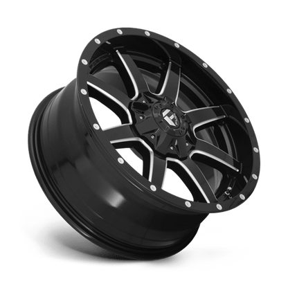 Fuel Offroad D610 MAVERICK Gloss Black Milled 22x12 -44 8x165.1mm 125.1mm
