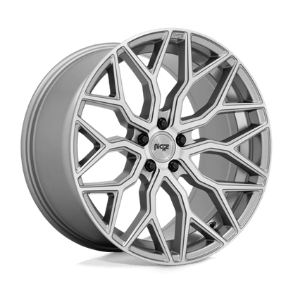 Niche M265 MAZZANTI Anthracite Brushed 20x10.5 +40 5x112mm 66.6mm