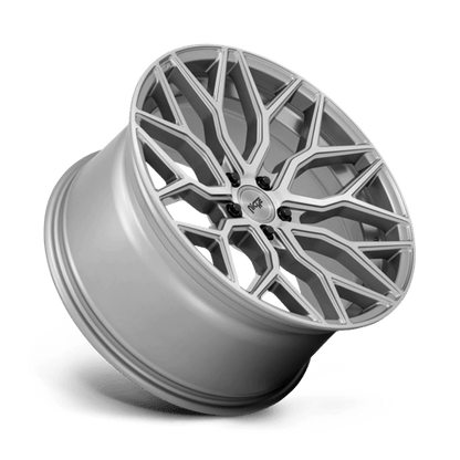 Niche M265 MAZZANTI Anthracite Brushed 22x10 +30 5x120mm 74.1mm