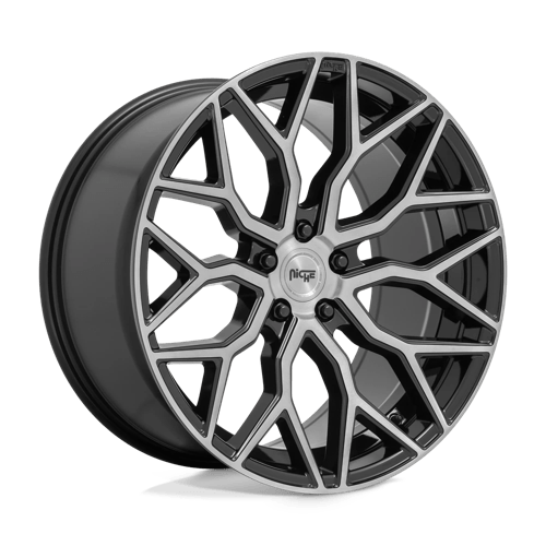 Niche M262 MAZZANTI Gloss Black Brushed Face 22x10 +35 5x112mm 66.6mm