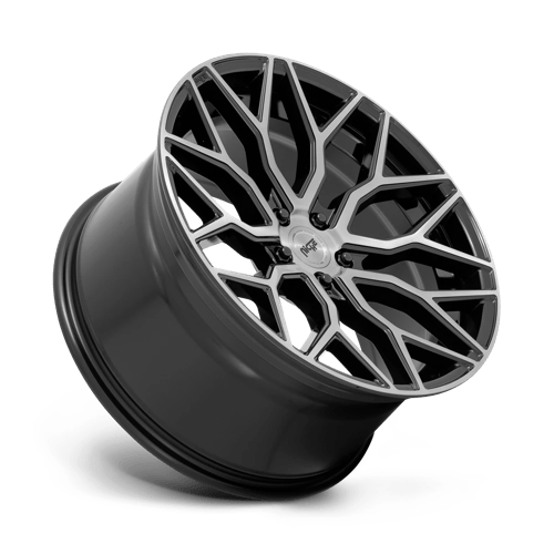 Niche M262 MAZZANTI Gloss Black Brushed Face 22x10 +30 5x120mm 72.6mm