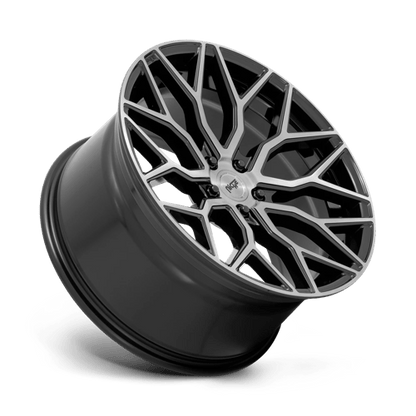 Niche M262 MAZZANTI Gloss Black Brushed Face 19x9.5 +25 5x114.3mm 72.6mm