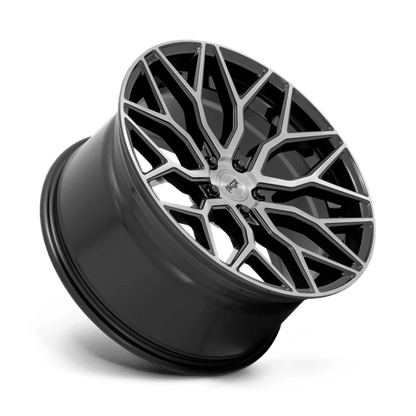 Niche M262 MAZZANTI Gloss Black Brushed Face 20x10.5 +40 5x112mm 66.6mm