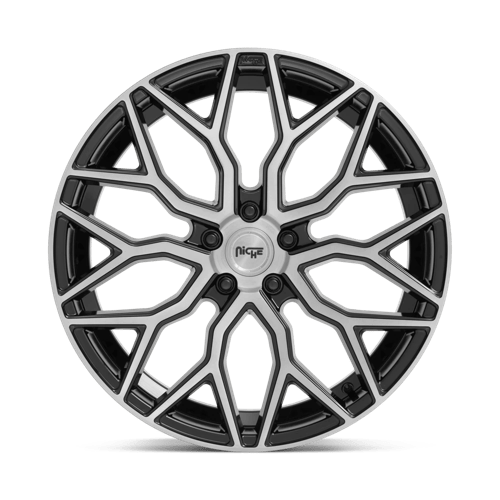 Niche M262 MAZZANTI Gloss Black Brushed Face 20x10.5 +40 5x112mm 66.6mm