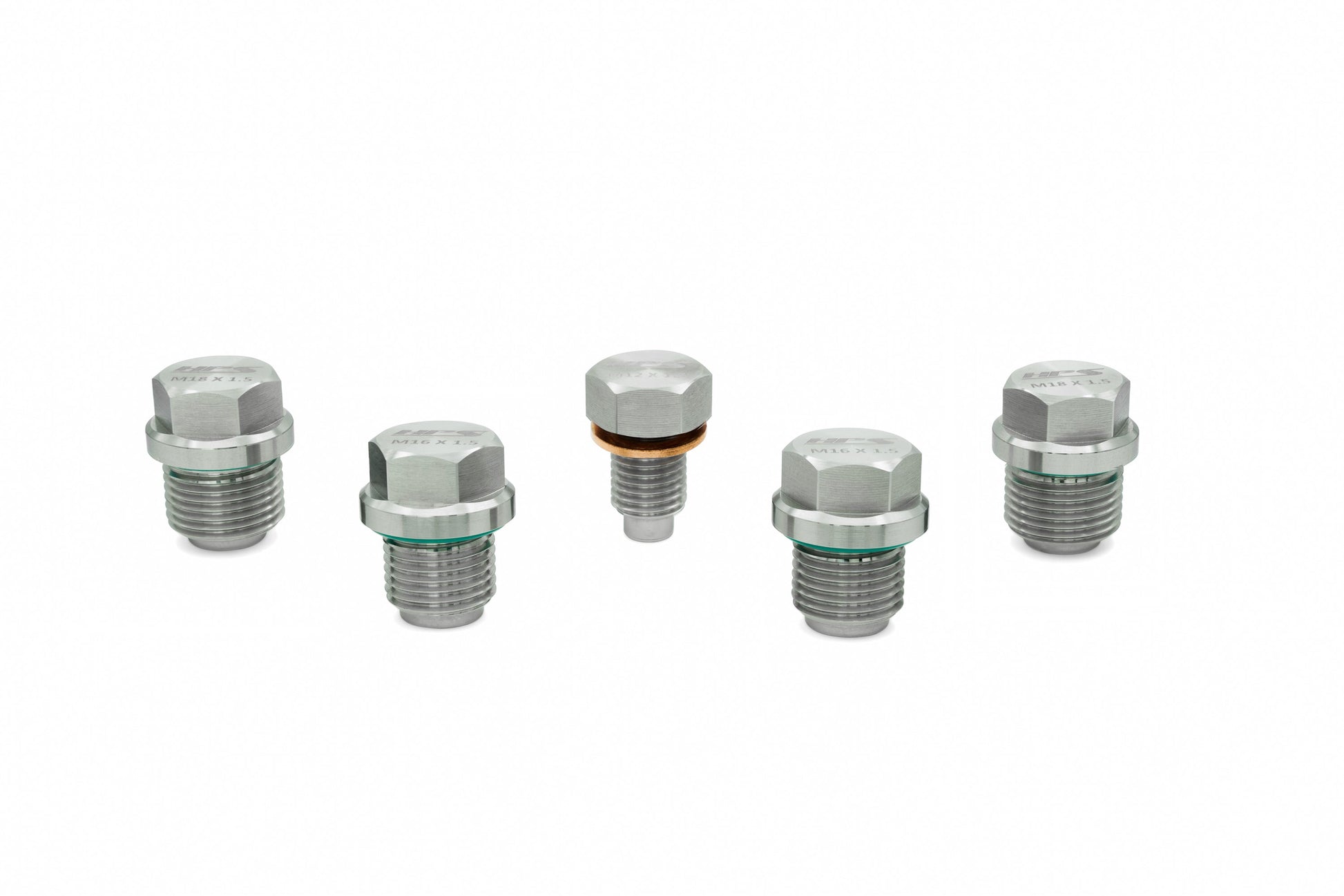 HPS Stainless Steel Magnetic Oil Drain Plug Bolt for Polaris General Ranger RZR Turbo Engine transmission and Front Differential MDPK-100