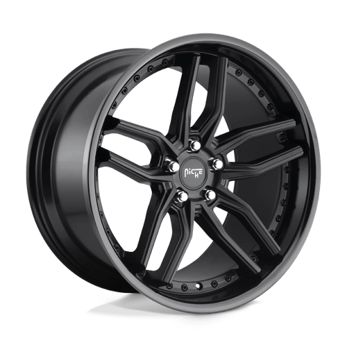 Niche M194 METHOS Gloss Black Matte Black 20x10 +40 5x114.3mm 72.6mm