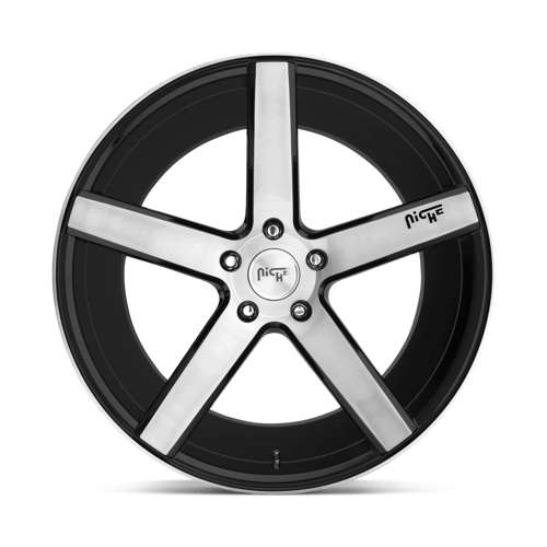 Niche M124 MILAN Gloss Black Brushed 20x8.5 +34 5x112mm 66.6mm