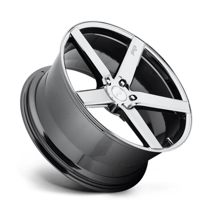 Niche M132 MILAN Chrome Plated 20x8.5 +34 5x112mm 66.6mm