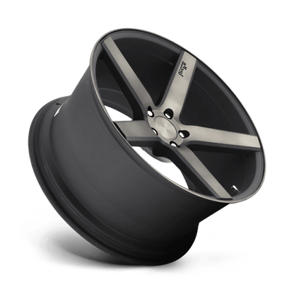 Niche M134 MILAN Matte Black Ddt Machined 20x8.5 +40 5x108mm 63.4mm