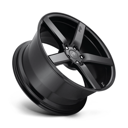 Niche M188 MILAN Gloss Black 22x10 +35 5x127mm 71.5mm