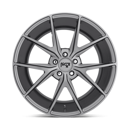 Niche M116 MISANO Matte Gun Metal 19x9.5 +35 5x120mm 72.6mm