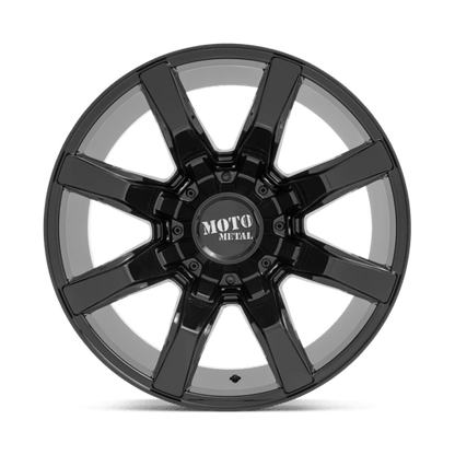 Moto Metal MO804 SPIDER Gloss Black 20x10 -18 5x127|5x139.7mm 78.1mm