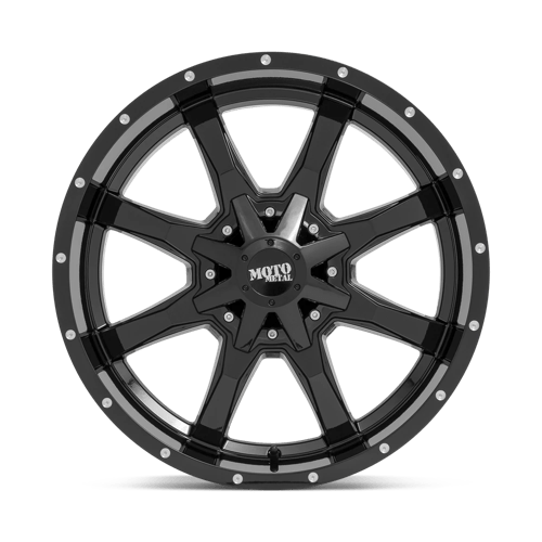 Moto Metal MO970 Gloss Black W/ Spot Milled Lip 18x10 -24 6x135|6x139.7mm 106.1mm