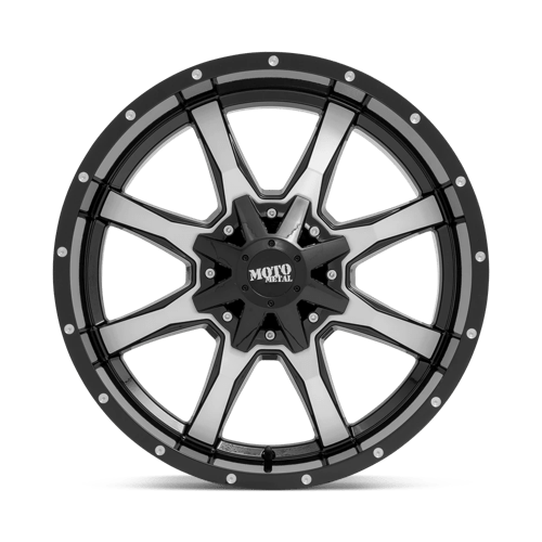 Moto Metal MO970 Gloss Black W/ Machined Face 17x8 0 8x165.1mm 125.1mm