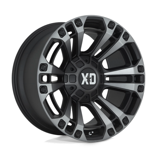 XD Series XD851 MONSTER 3 Satin Black W/ Gray Tint 20x10 -18 8x170mm 125.1mm