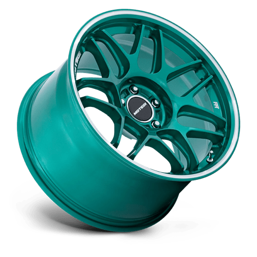 Motegi MR158 TSUBAKI Hokkaido Green W/ Machined Lip 19x8.5 +25 5x114.3mm 72.6mm