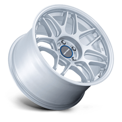 Motegi MR158 TSUBAKI Hyper Silver W/ Machined Lip 18x9.5 +40 5x114.3mm 72.6mm