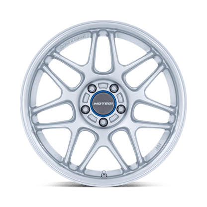 Motegi MR158 TSUBAKI Hyper Silver W/ Machined Lip 18x9.5 +25 5x120mm 74.1mm