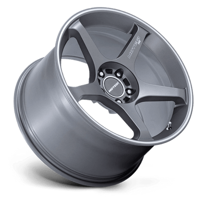 Motegi MR159 BATTLE V Gunzilla W Machined Lip Stripe 18x10.5 +25 5x120mm 74.1mm