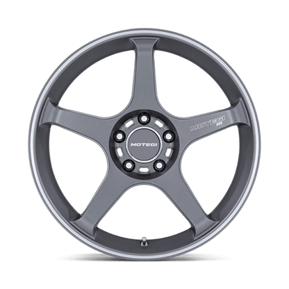 Motegi MR159 BATTLE V Gunzilla W Machined Lip Stripe 18x8.5 +30 5x100mm 56.2mm